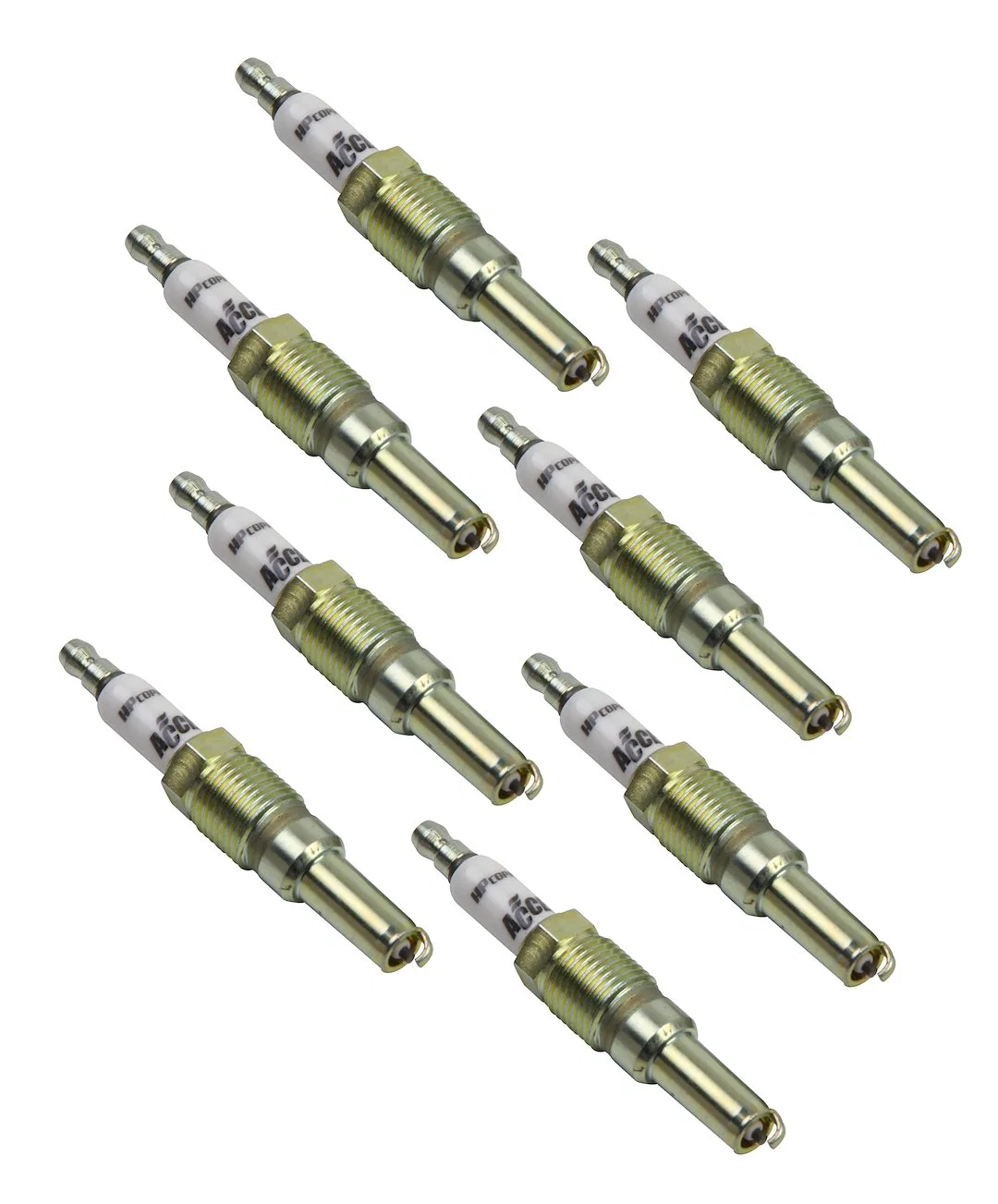 8160C1 – ACCEL PLUGS Spark Plug, Resistor Copper Standard One Heat Range Cooler Than Stock Heat Set of 8